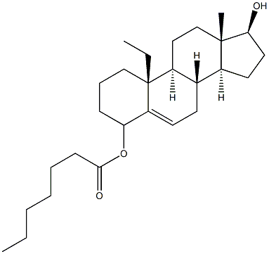 19-去甲基-4-雄烯二醇庚酸酯 结构式
