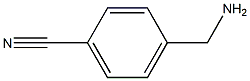 4-氨甲基苯甲腈 结构式