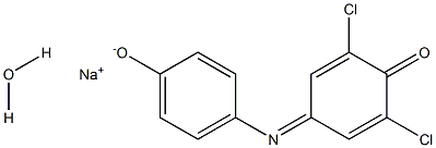 2,6-二氯酚靛酚钠 结构式