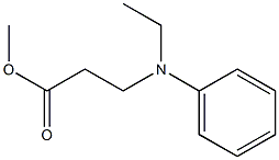 N-乙基-N-甲氧羰酰乙基苯胺 结构式