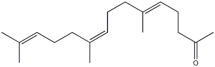 反式-法尼基丙酮 结构式