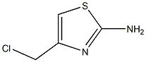2-氨基-4-氯甲基噻唑 结构式
