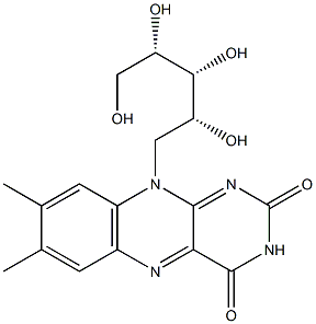 核黄酸 结构式