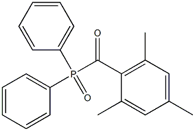 2,4,6-三甲基苯甲酰基-二苯基氧化磷 结构式