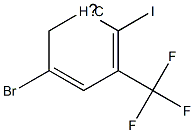 5-溴-2-碘三氟甲苯 结构式