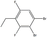 1,2-二溴-3,5-二氟乙苯 结构式
