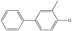 3-甲基-4-氯联苯 结构式