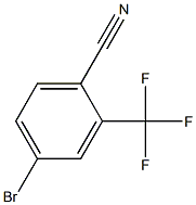 4-溴-2-三氟甲基苯腈 结构式