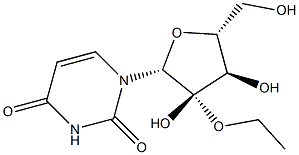 2'-乙氧基尿苷 结构式