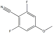 2,6-二氟-4-甲氧基苯腈 结构式