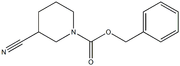 N-CBZ-3-氰基哌啶 结构式