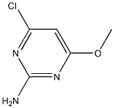 2-胺基-4-氯-6-甲氧基嘧啶 结构式