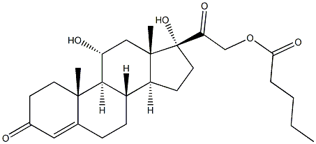 氢化可的松醋丙酯 结构式