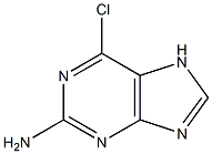 2-氨基-6-氯嘌呤苷 结构式