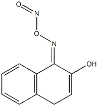 A-亚硝基-Β-萘酚 结构式