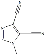 1-甲基-4,5-二氰基-1H-咪唑 结构式