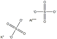 硫酸铝钾晶体 结构式