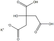 柠檬酸二氢钾标液 结构式