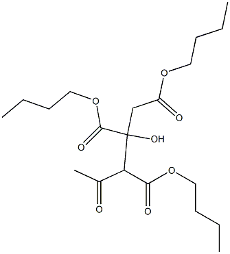 乙酰柠檬酸三丁脂 结构式
