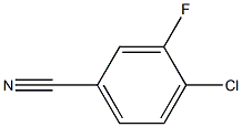 3-氟-4-氯苯腈 结构式