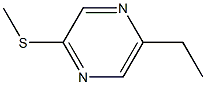 2-甲硫基-5-乙基吡嗪 结构式