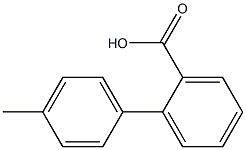 4'-甲基联苯-2-甲酸 结构式