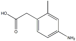 2-甲基-4-氨基苯乙酸 结构式