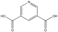 吡啶-3,5-二甲酸 结构式