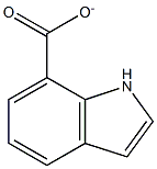 7-吲哚甲酸甲酯 结构式