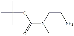 2-(N-BOC-N-甲基氨基)乙胺 结构式