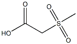 对甲基磺酰乙酸 结构式