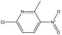 6-氯-3-硝基-2-甲基吡啶 结构式