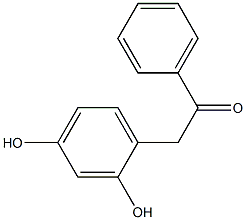 2,4-二羟基苯基苯乙酮 结构式