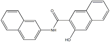 2-羟基-3-萘甲酰基-2-萘胺 结构式