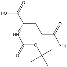 BOC-谷氨酰胺 结构式