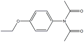 双乙酰对乙氧基苯胺 结构式