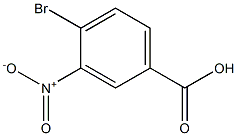 3-硝基-4-溴苯甲酸 结构式