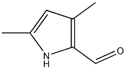 2,4-二甲基-5-吡咯醛 结构式