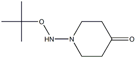 N-叔丁氧氨基-4-哌啶酮 结构式