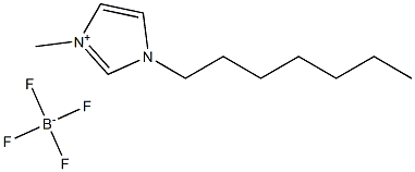 1-庚基-3-甲基咪唑四氟硼酸盐 结构式