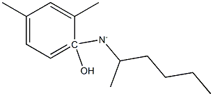 2-己基-2'-羟基-5'-甲基癸苯胺 结构式