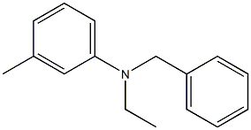 N-苄基-N-乙基间甲苯胺 结构式