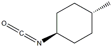 反式-4-甲基环已基异氰酸酯 结构式