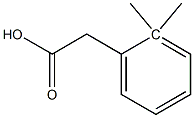 2',2'-二甲基苯乙酸 结构式
