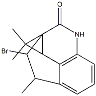 A-溴代苯并己内酰胺 结构式