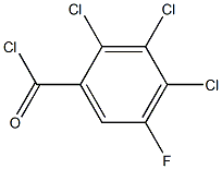 2,3,4-三氯-5-氟苯甲酰氯 结构式