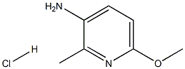 3-氨基-6-甲氧基-2-甲基吡啶盐酸盐 结构式