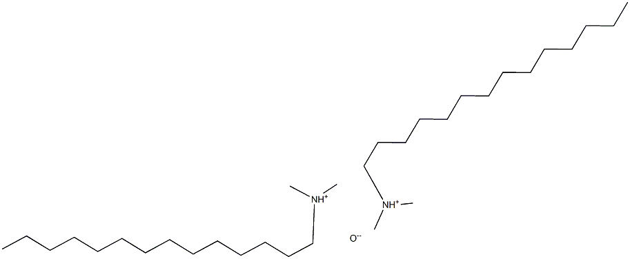 肉豆蔻基二甲基氧化铵 结构式