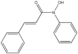N-肉桂酰-苯基羟胺 结构式
