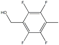 4-甲基-2,3,5,6-四氟苯甲醇 结构式